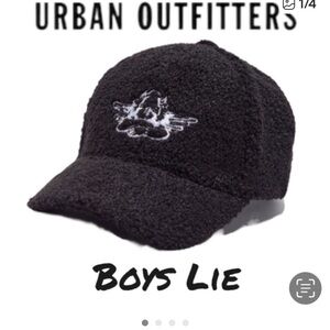 Urban Outfitters Black Fleece Cap